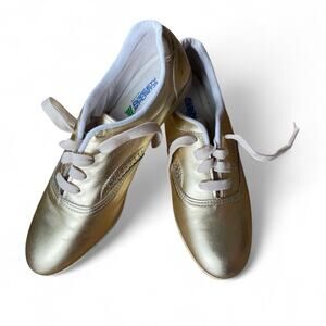 Daniel Green Sports Vintage Metallic Walking Shoes Gold Women's 8